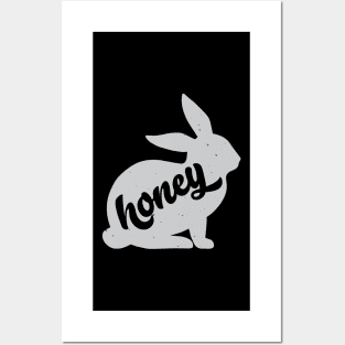 bunny honey Posters and Art